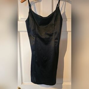 Elegant Black Slip Dress